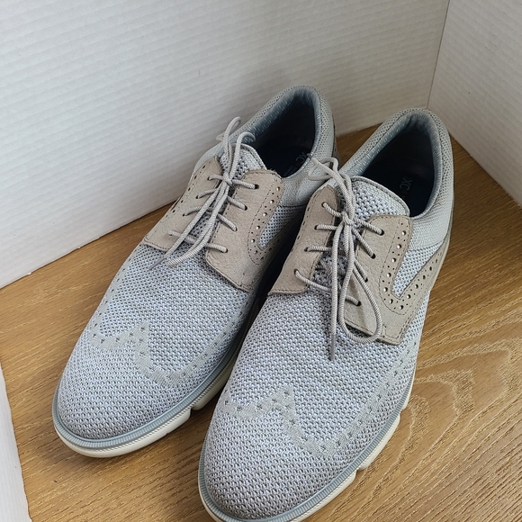 Johnston and Murphy Men's Classic Wingtip Oxford Dress Shoes,Size:11 Color: Grey - Picture 3 of 16